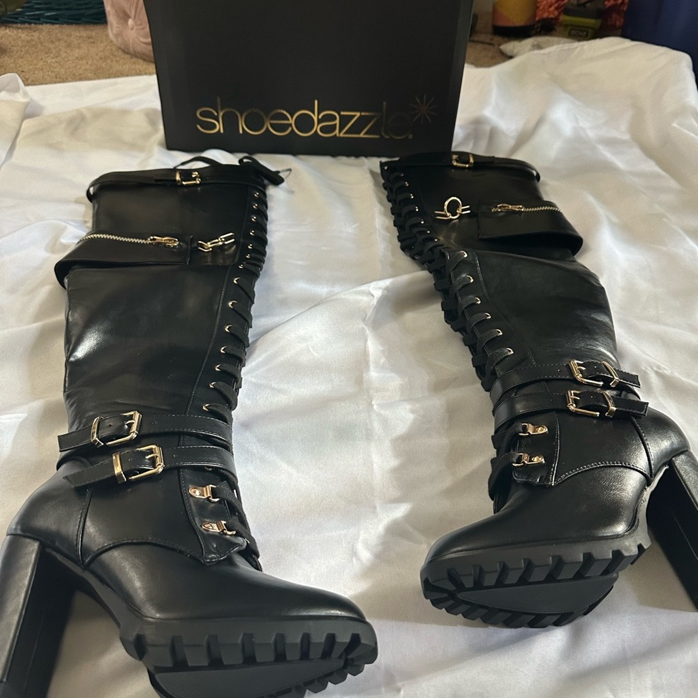 Brand new never worn before thigh high boots